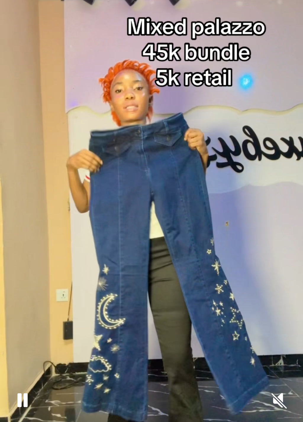 Palazzo mixed Jeans