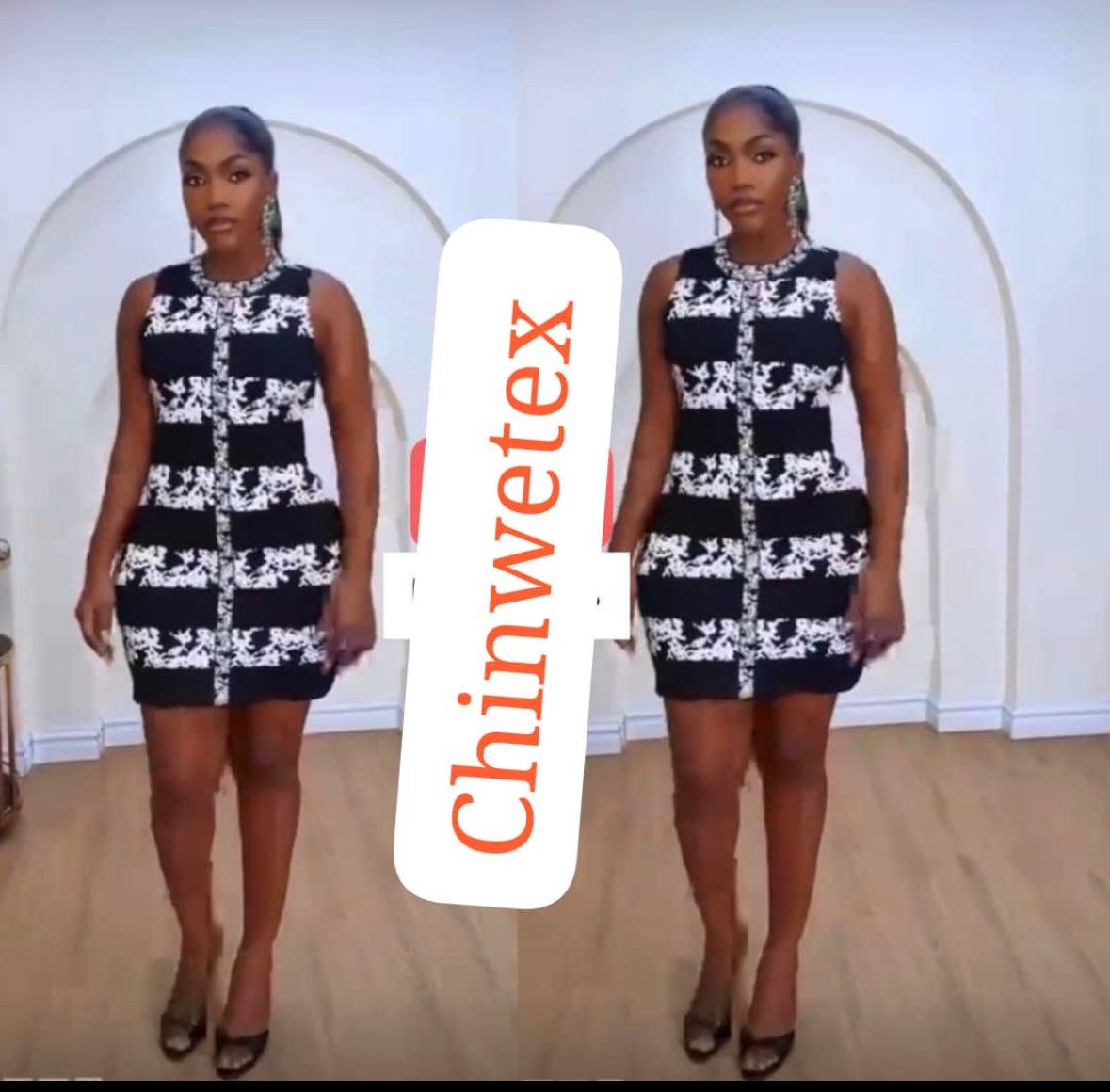 Round Neck short Gown